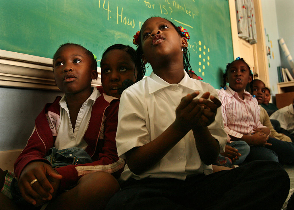 Students back at school in April 2006 (Source: Getty Images; Credit: Carolyn Cole/Los Angeles Times)