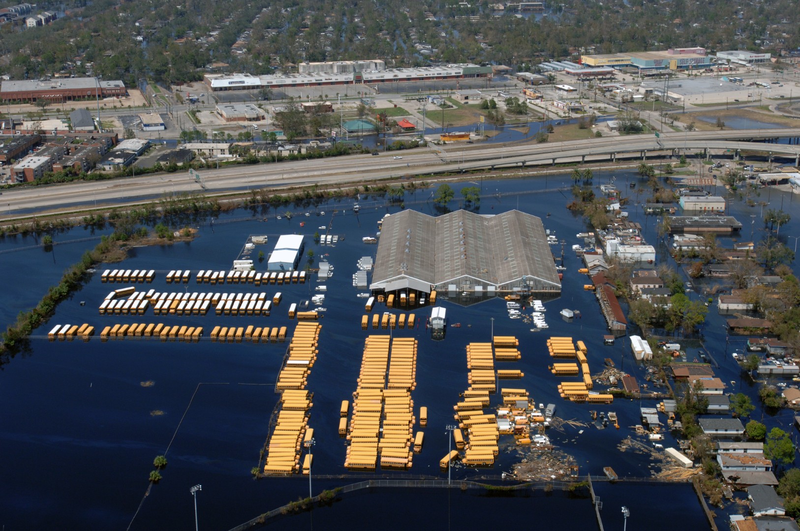 Flooding after Katrina (Credit: FEMA - Jocelyn Augustino)