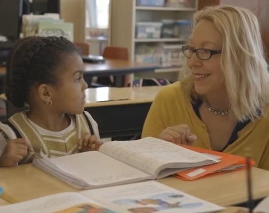 Still image of New Orleans educator Hope Lee Loughran from the “I Teach New Orleans” video campaign (Source: Teach New Orleans)