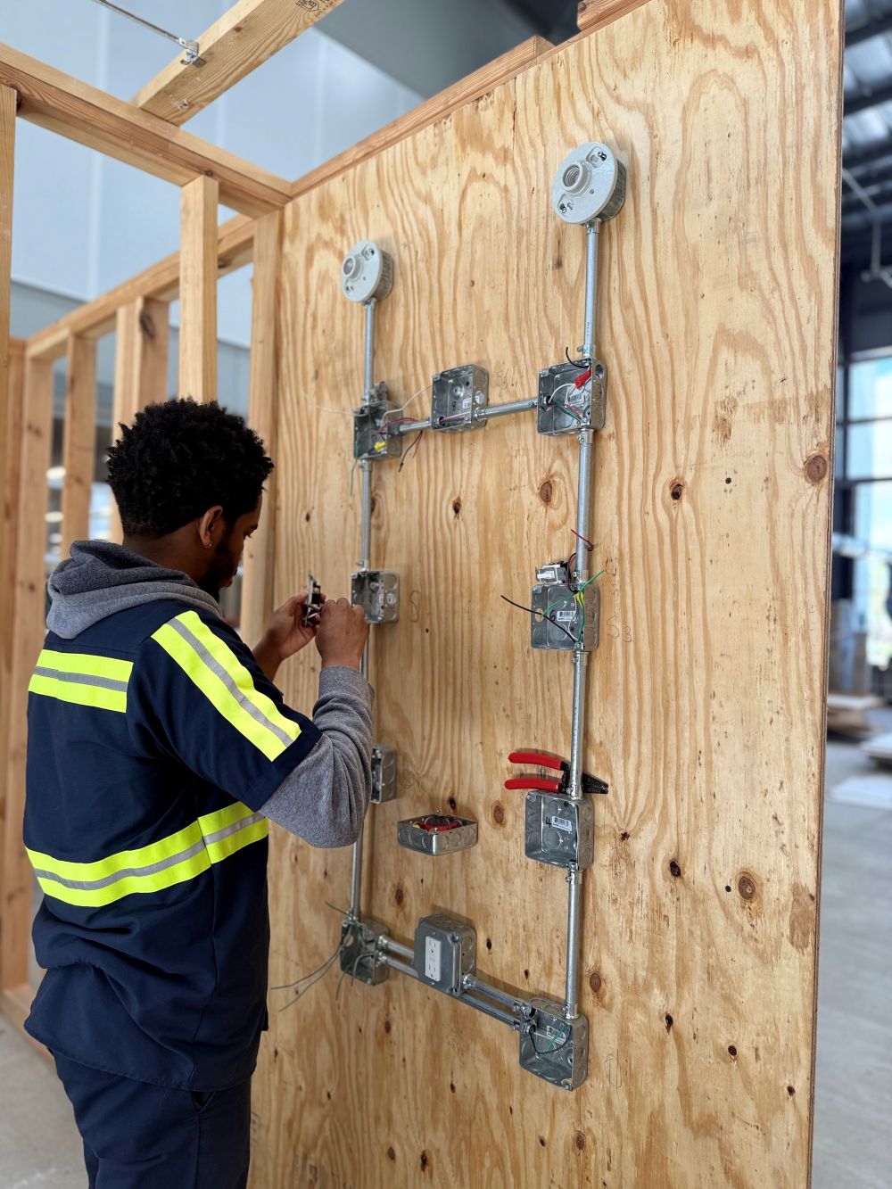 Students at the Career Center