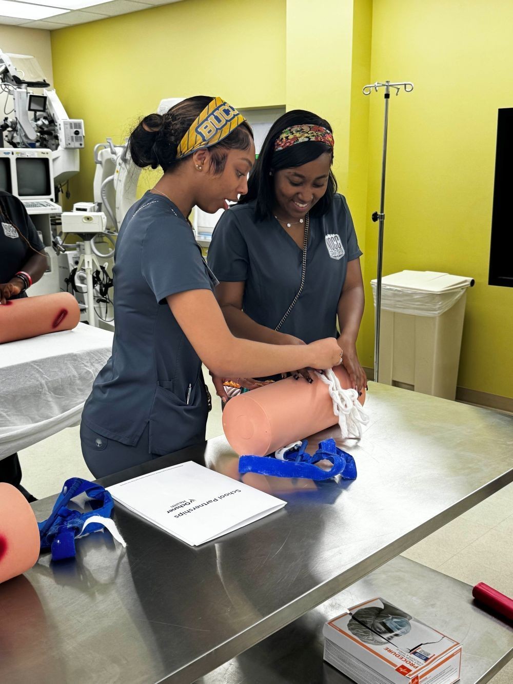 Students at the Career Center