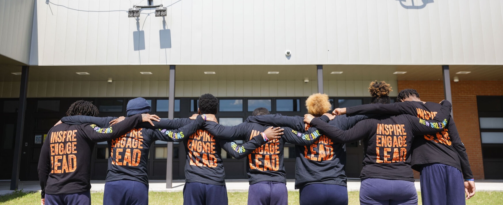 Travis Hill students after winning the Aspen Challenge competition in 2023 (Source: Nola.com; Credit:Sophia Germer)